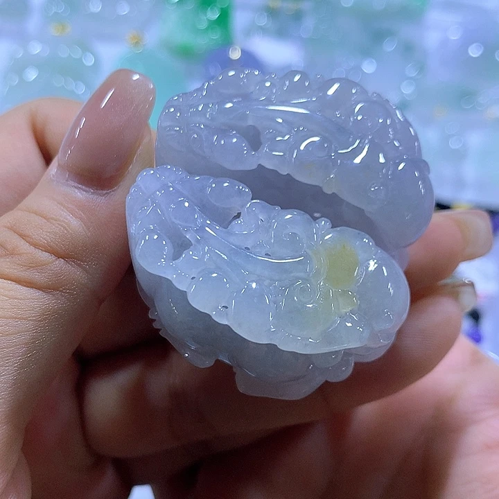 翡翠未镶嵌颈饰天然翡翠A货吊坠