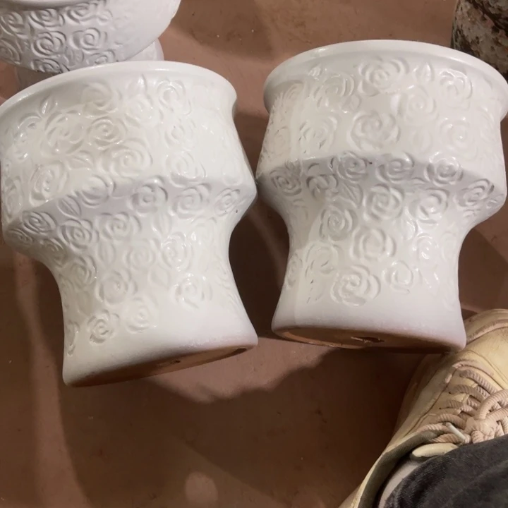 紫砂花盆口径20高度21两只正品