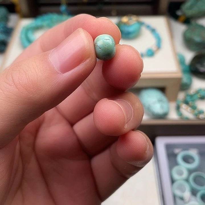 绿松石未镶嵌吊坠