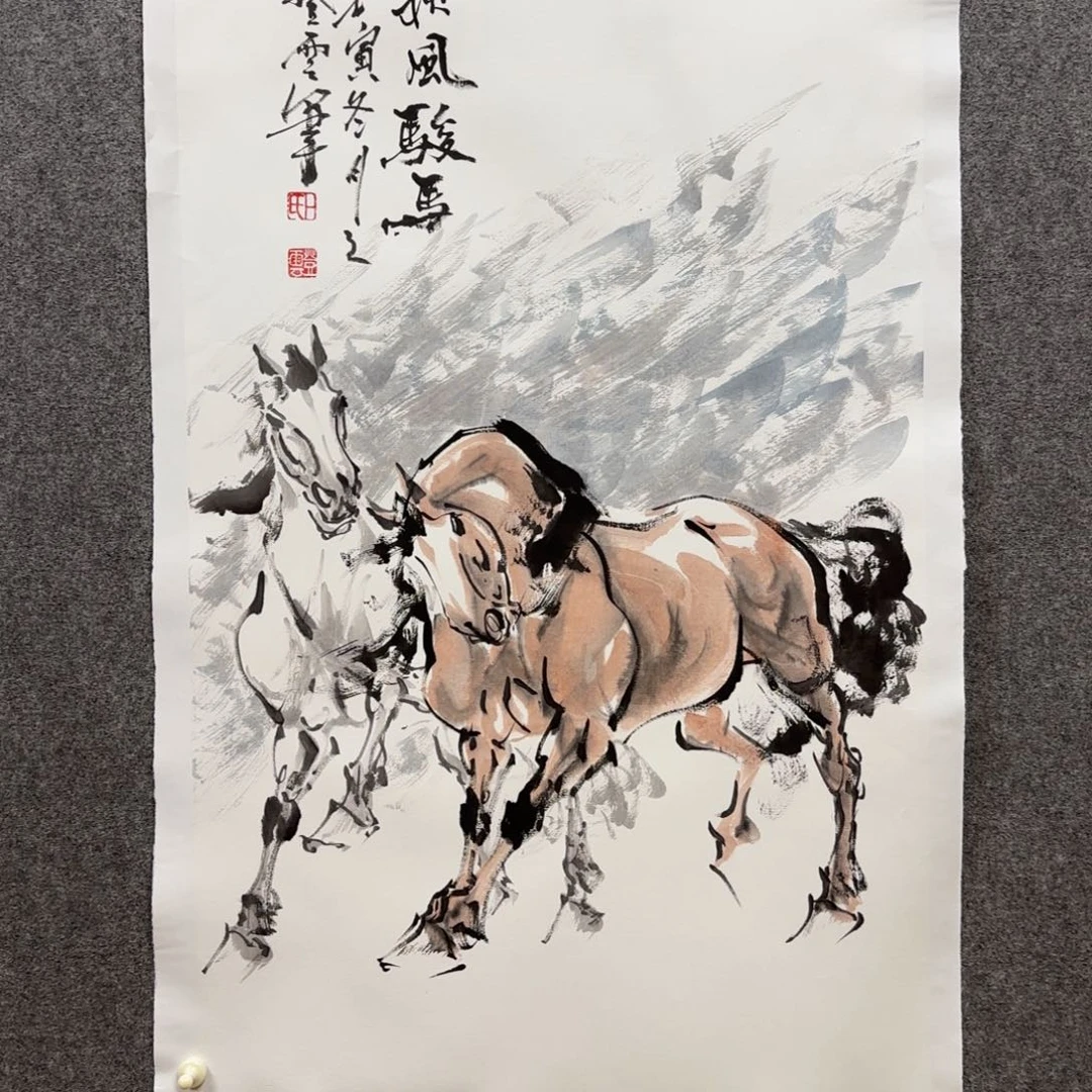 国画卜登云老师手绘作品