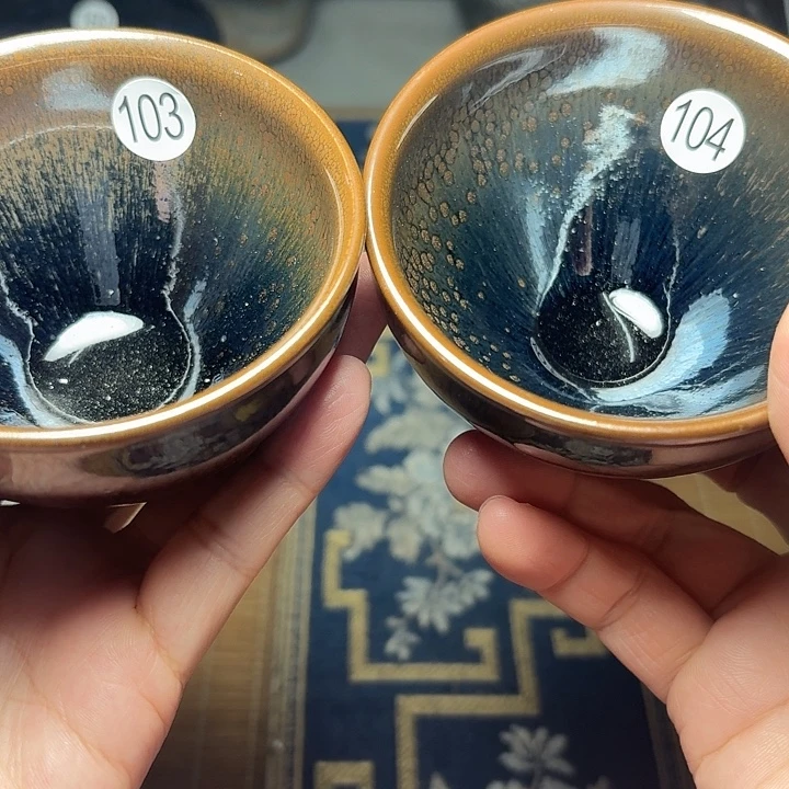 茶盏103，104 坚记茶盏摆件