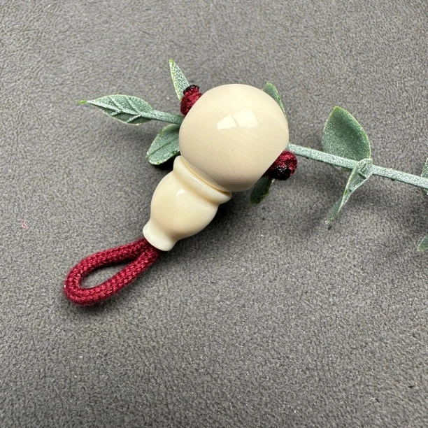 K9531天然猛犸牙 牙芯分体三通12.5*26mm支持复检 假一罚十