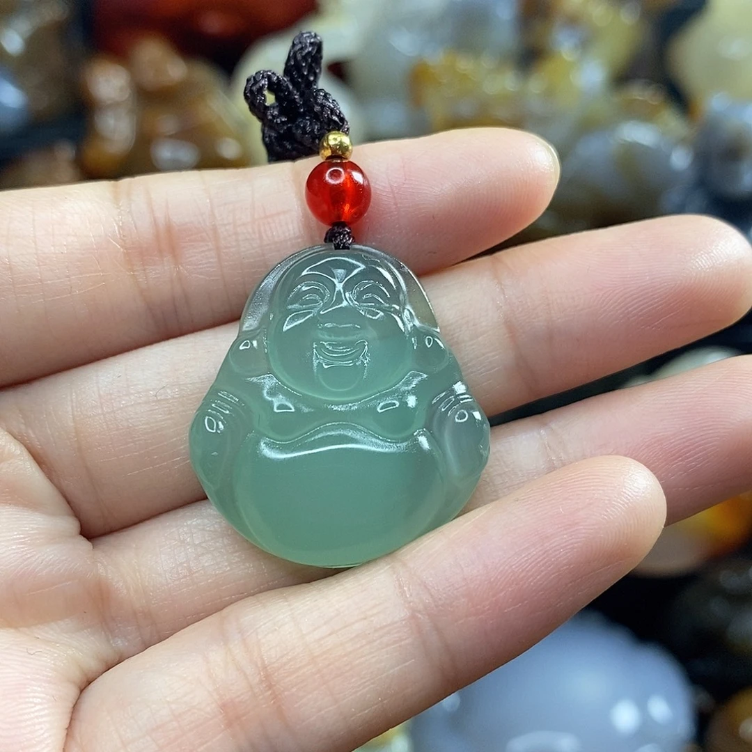 玛瑙/玉髓未镶嵌吊坠