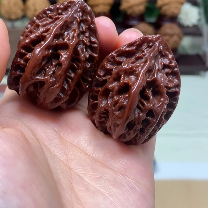 吊坠文玩核桃八棱秋子
