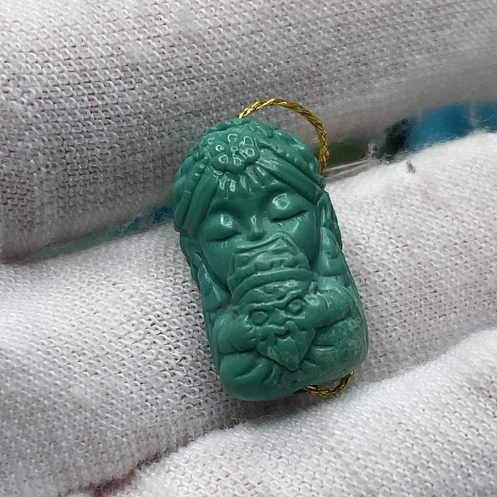 绿松石未镶嵌天然原矿 地大质检