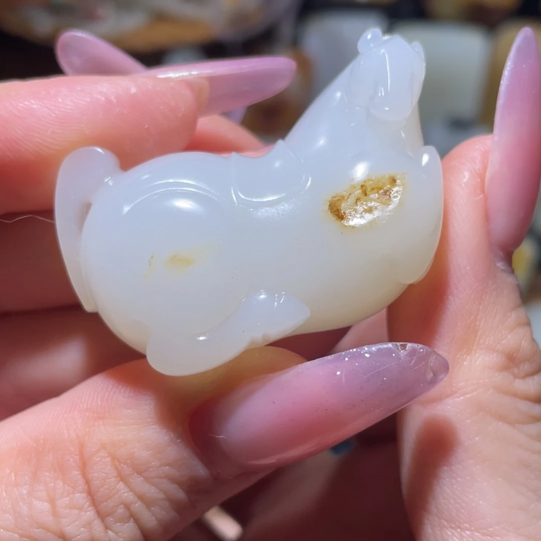 林***竹未镶嵌和田玉（子料）挂件
