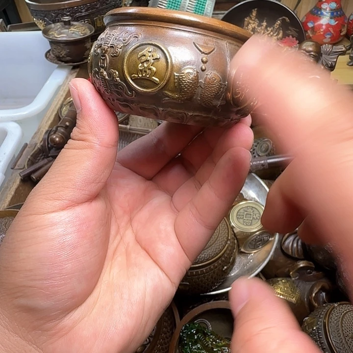 铜器办公室茶室摆件