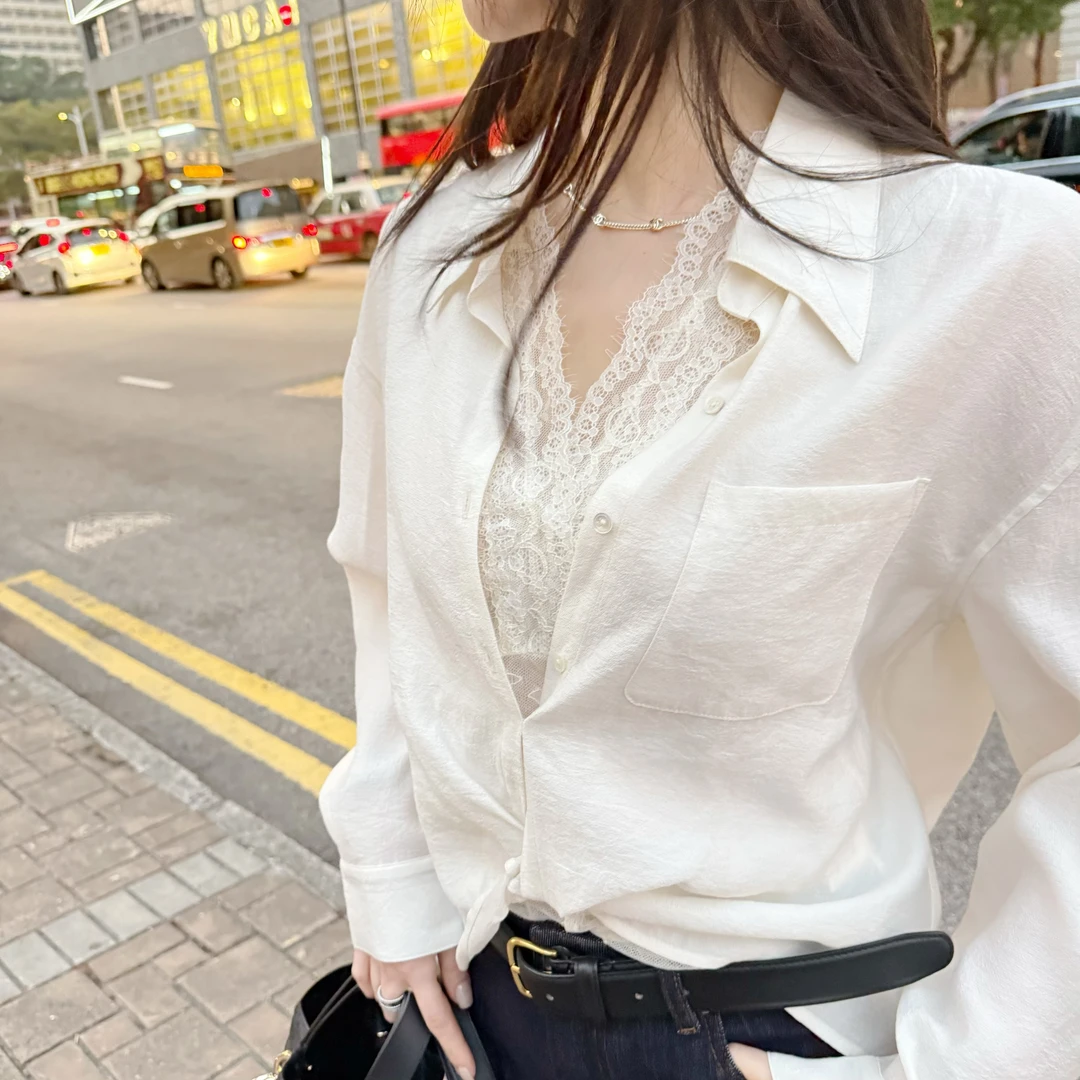 王嬛嬛MsLime25年春款 休闲气质 两件套 背心衬衫 HC2D3065/3066