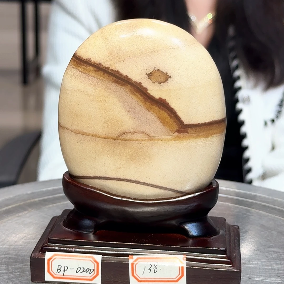 长江画面石精品小号摆件