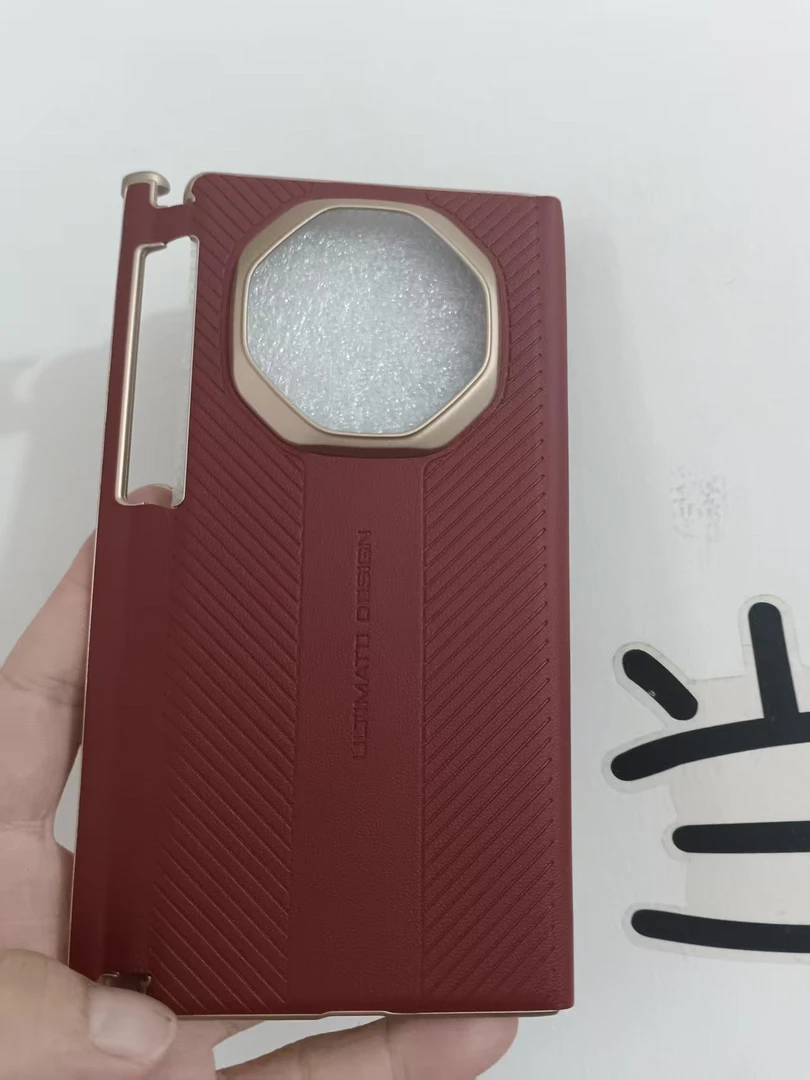 适用华为MATEXTS手机壳XT非凡大师原厂压纹智能视窗全包翻盖皮套