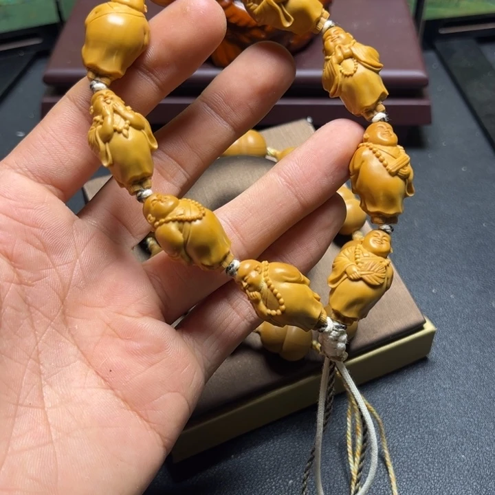 手串/手链橄榄核橄榄核雕小和尚