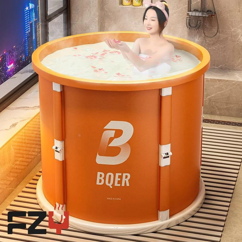 德国泡澡桶大人折叠儿童坐浴盆免安装可坐家用洗澡神器成人沐浴桶