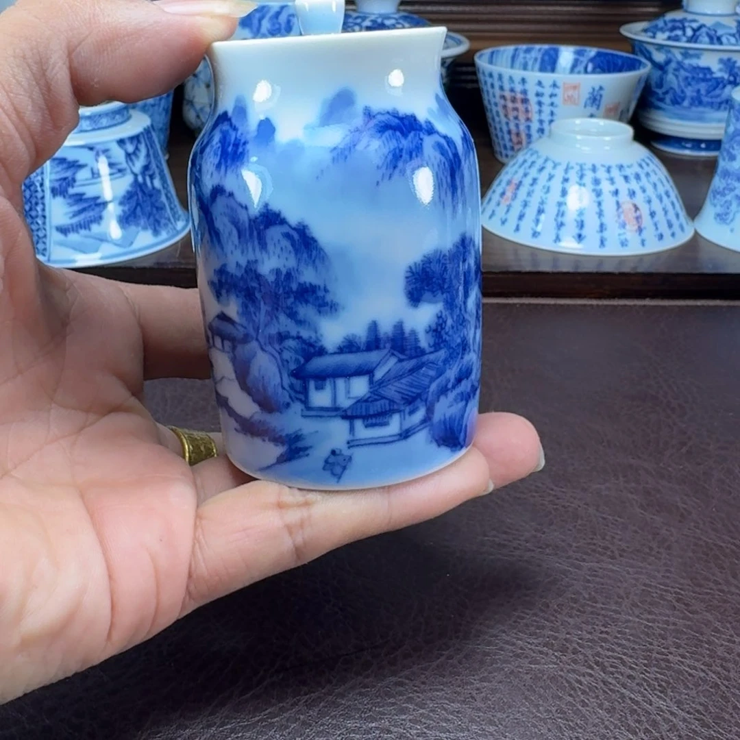 瓷片至*宝当代景德镇陶瓷手绘茶具