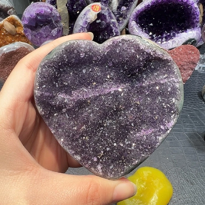 珠宝半成品未镶嵌紫晶