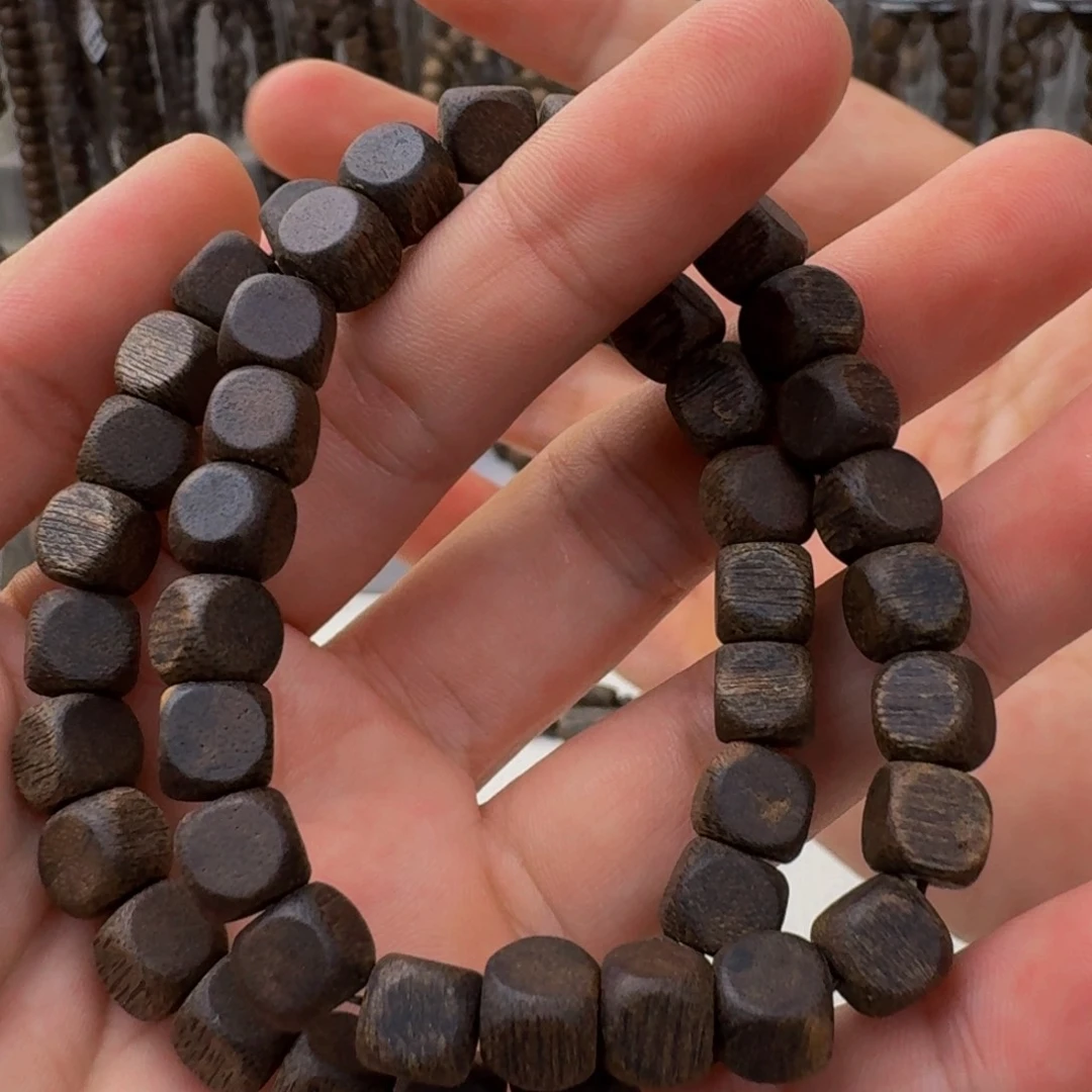 手串沉香棋楠沉香乌身沉水卡7+保10+克手串多样性发一