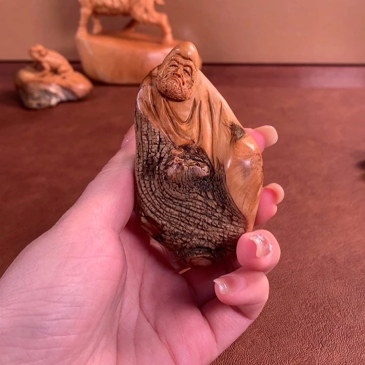 柏木（崖柏）崖柏手把件