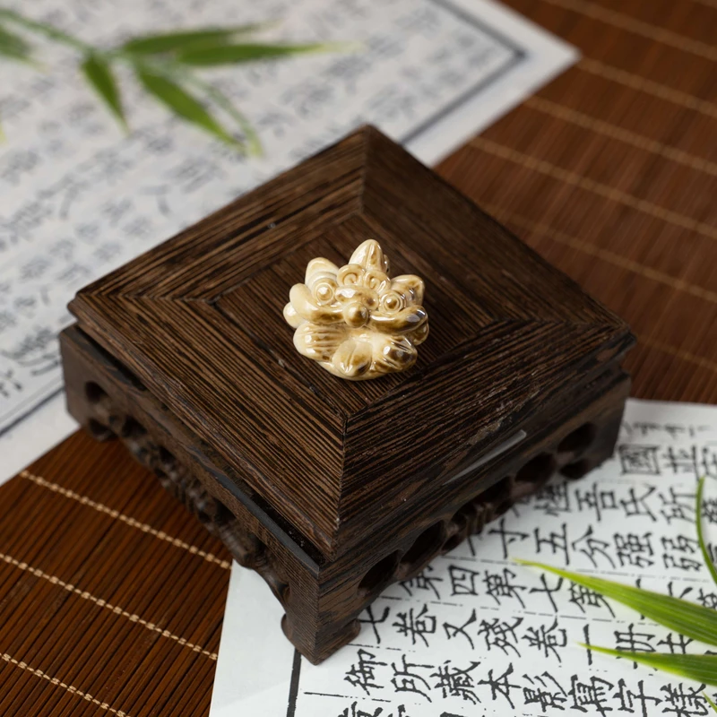 云南手工陶瓷瓦猫挂饰 原创彩色釉陶瓷小瓦猫挂饰第四批