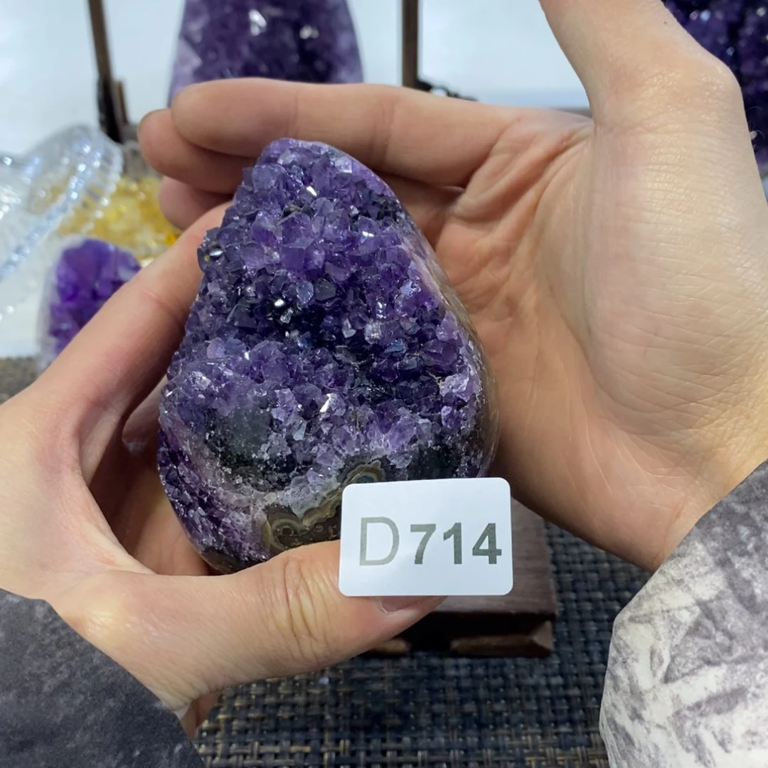 紫晶摆件摆件未镶嵌