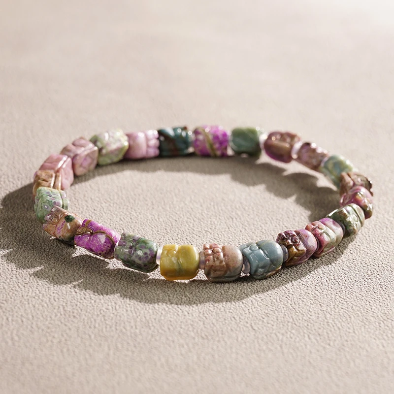 春带彩舒俱来貔貅手链（多样性发一）