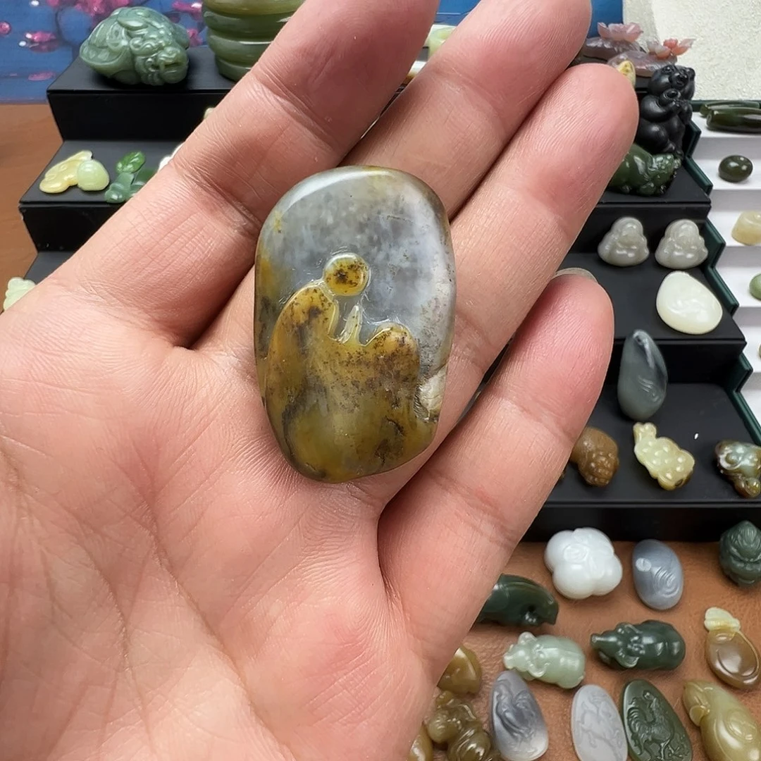 和田玉（糖玉）未镶嵌珠宝半成品