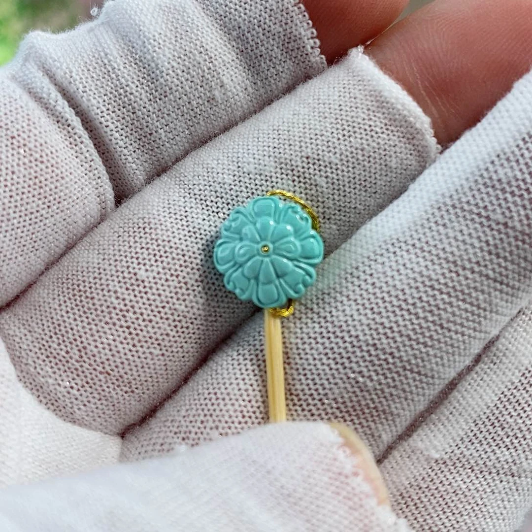 绿松石珠宝奇石未镶嵌