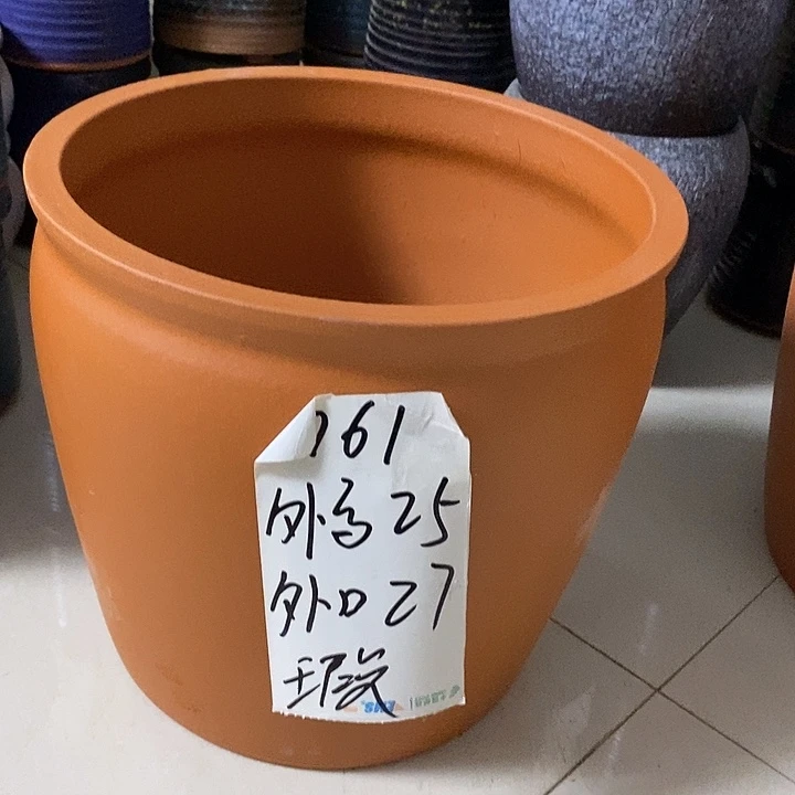 粗陶红陶绿植花盆761