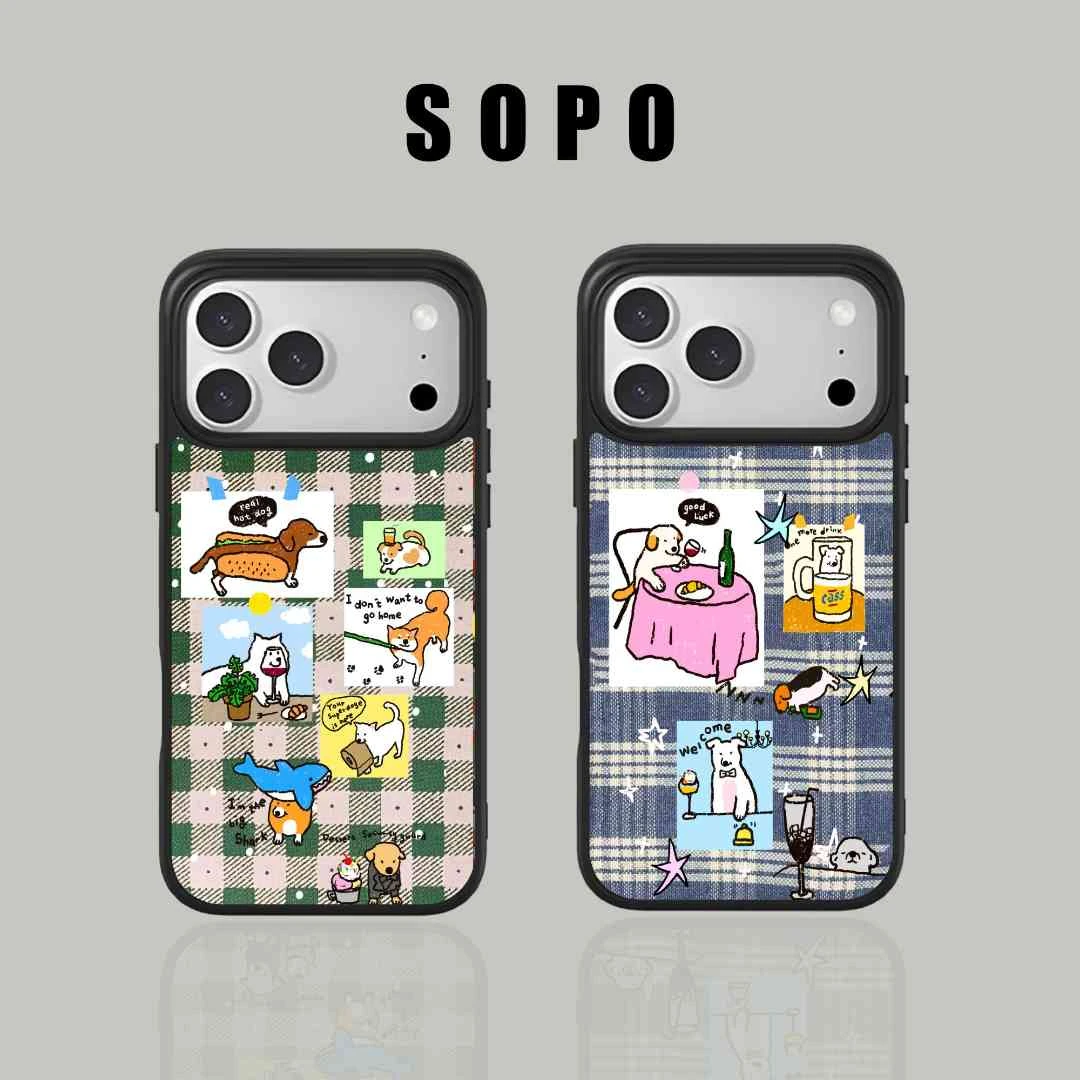 沙发土豆SOFA POTATO｜原创轻薄防摔PC磁吸iphone个性手机壳