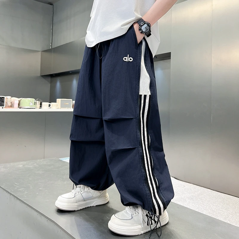 男童防蚊裤2025新款男孩中大童夏装阔腿裤子儿童帅气休闲夏季薄款