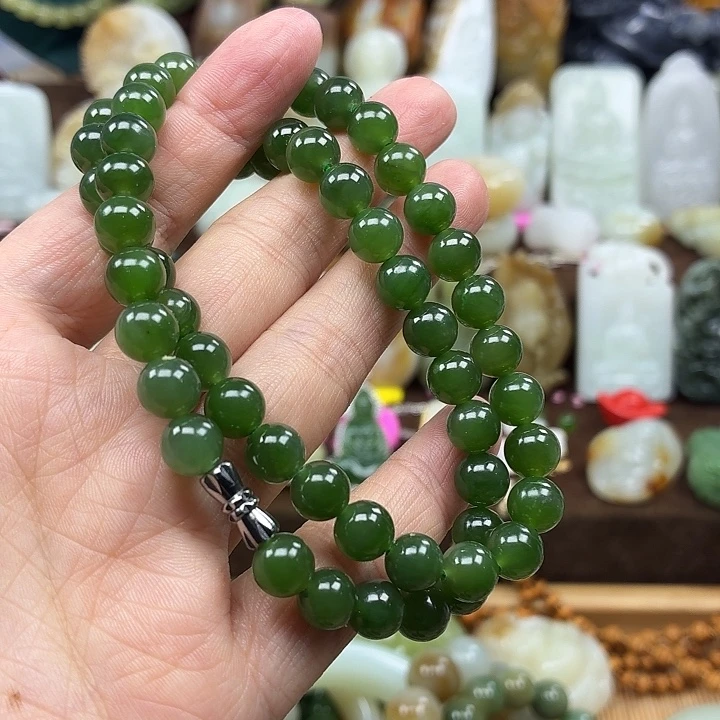 望***川和田玉银S925镶嵌颈饰