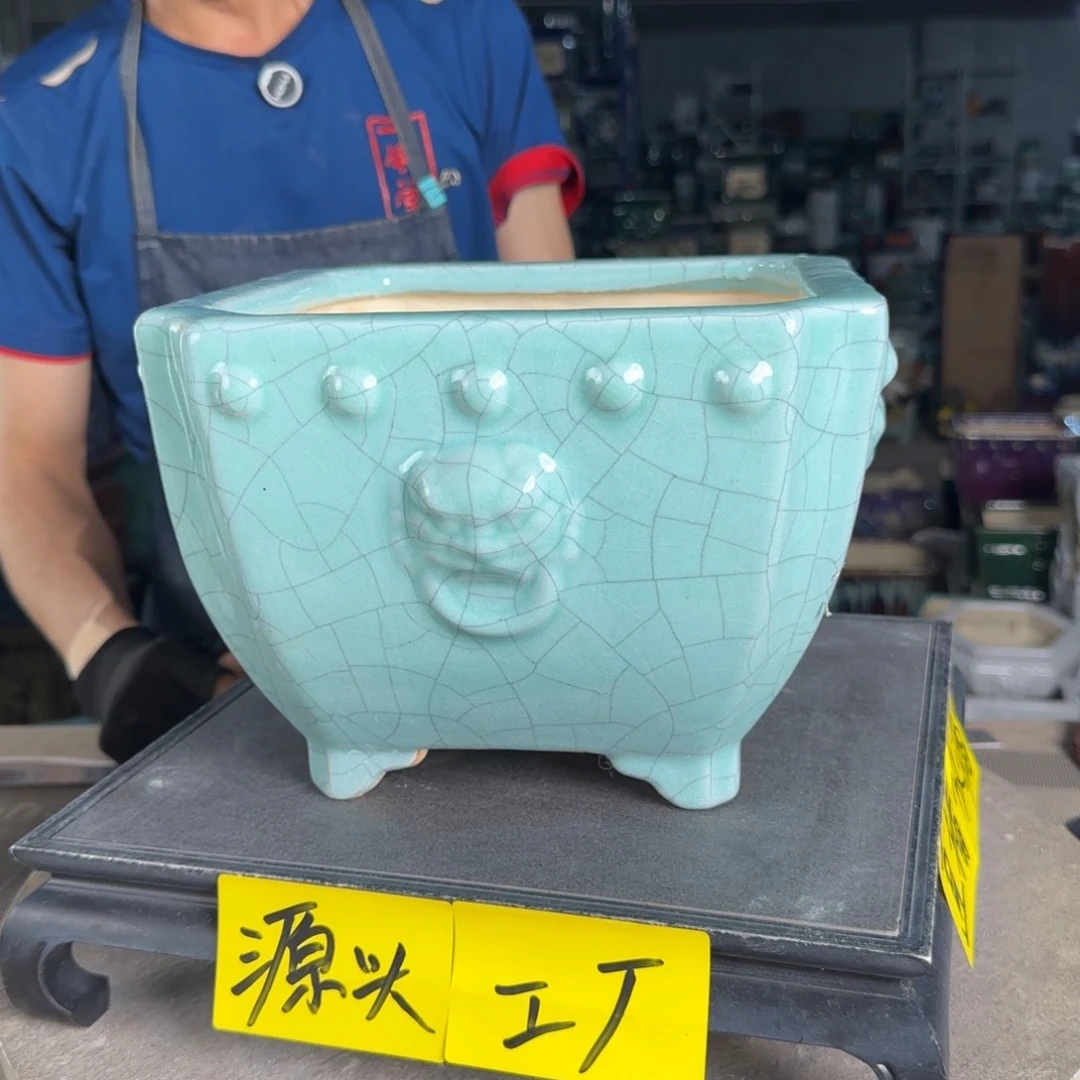 一风堂石湾花盆。微瑕