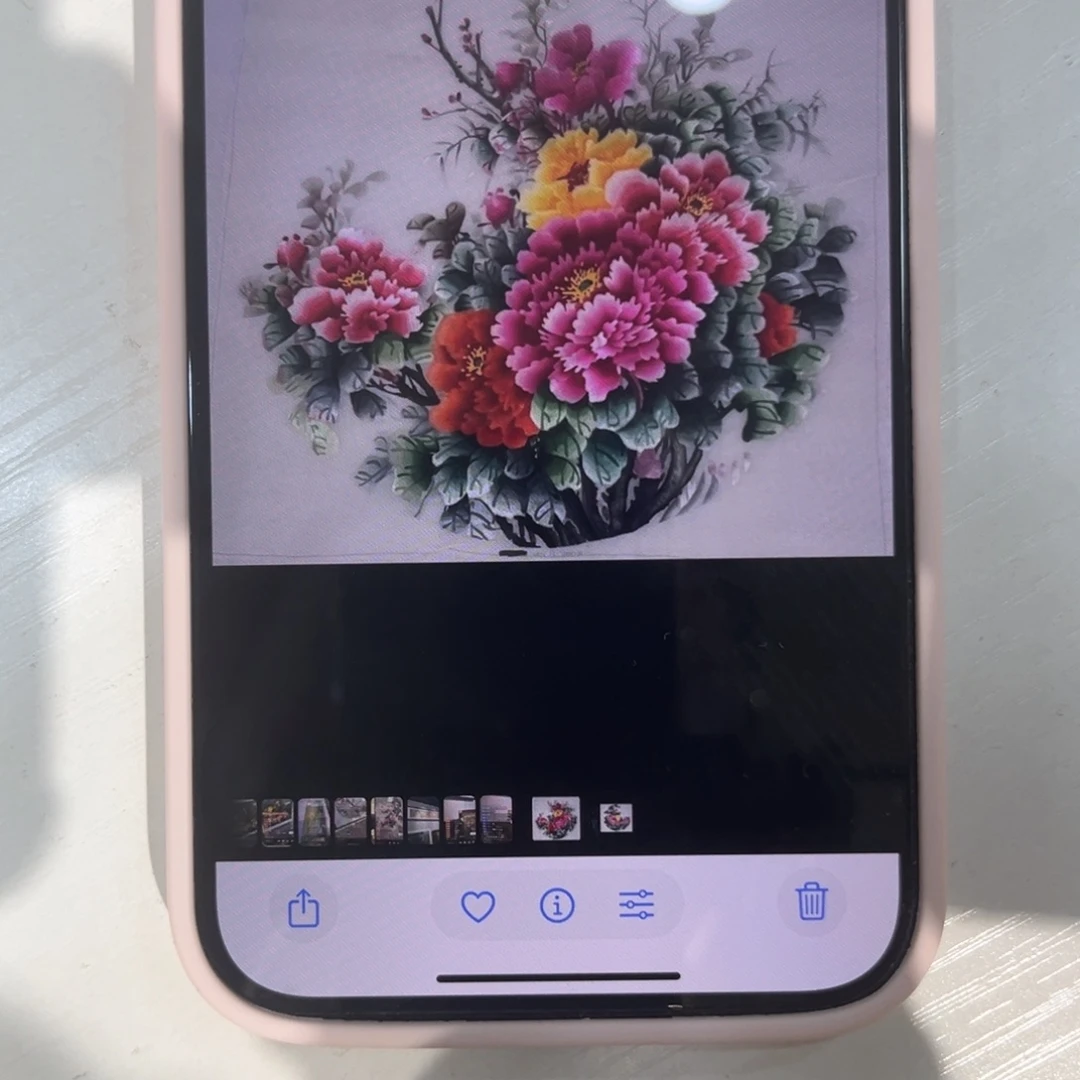 刺绣牡丹花画心100*100成品