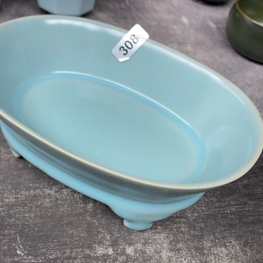 陶瓷摆件抱朴瓷器仿古微瑕