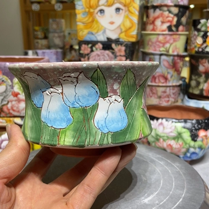 景德镇艺术手绘作品