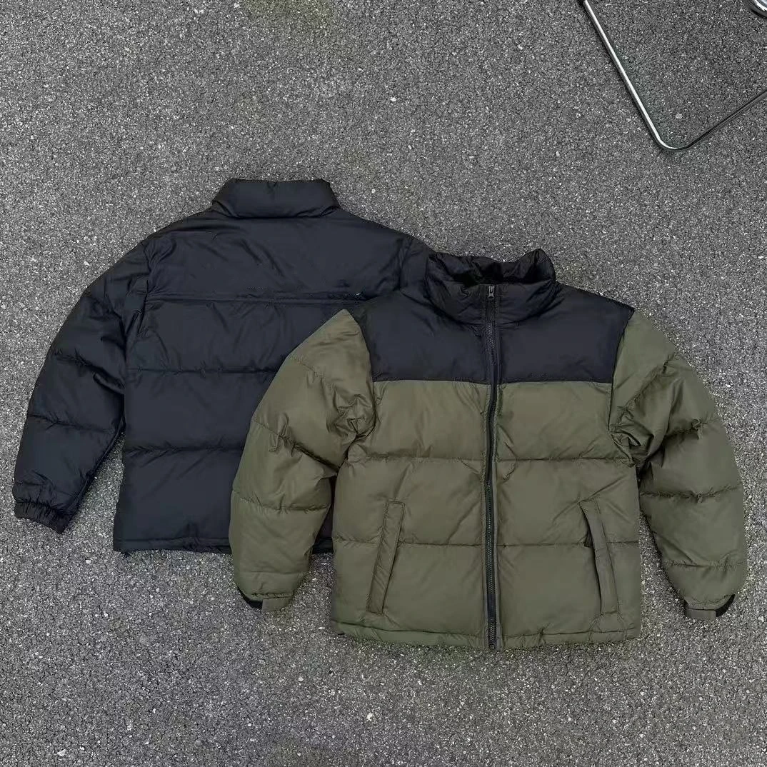 刺绣拼色羽绒棉服冬款保暖男女同款