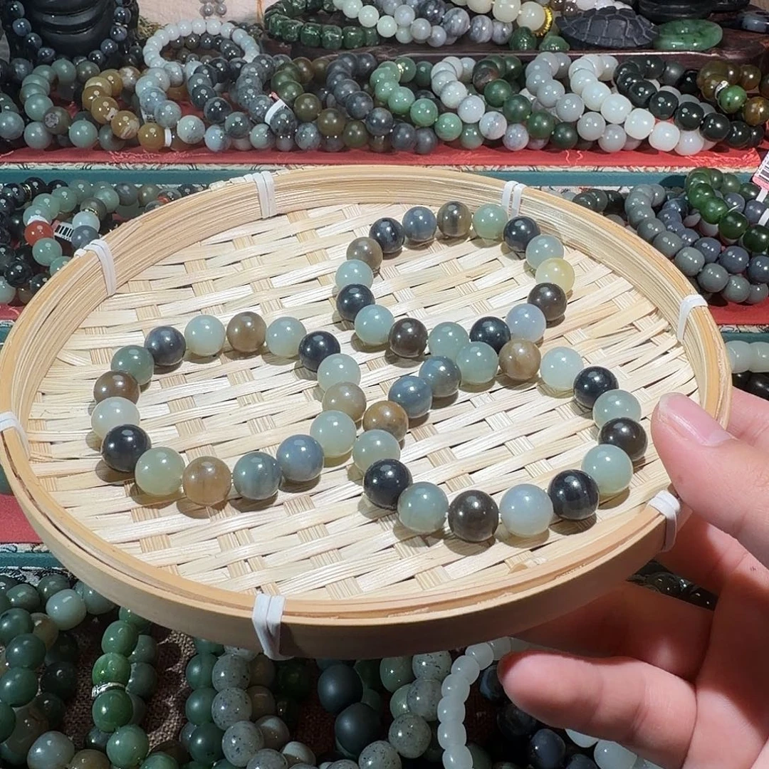 和田玉未镶嵌手链多样性拍一发一