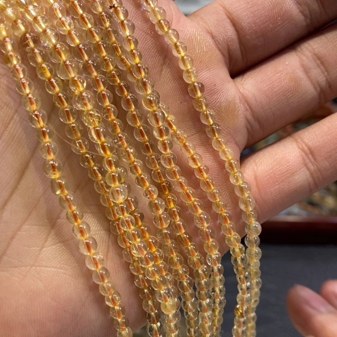 水晶手链未镶嵌金发三圈