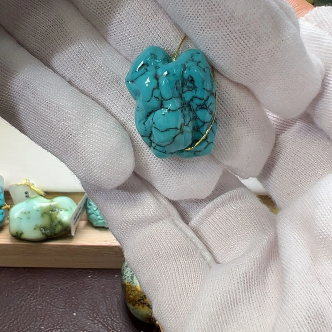 绿松石未镶嵌配饰9.8mm