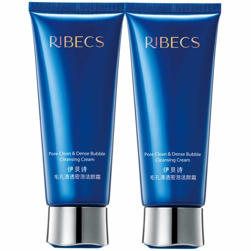 伊贝诗毛孔清透密泡洁颜霜100g鱼子蛋白洗面奶洁面乳