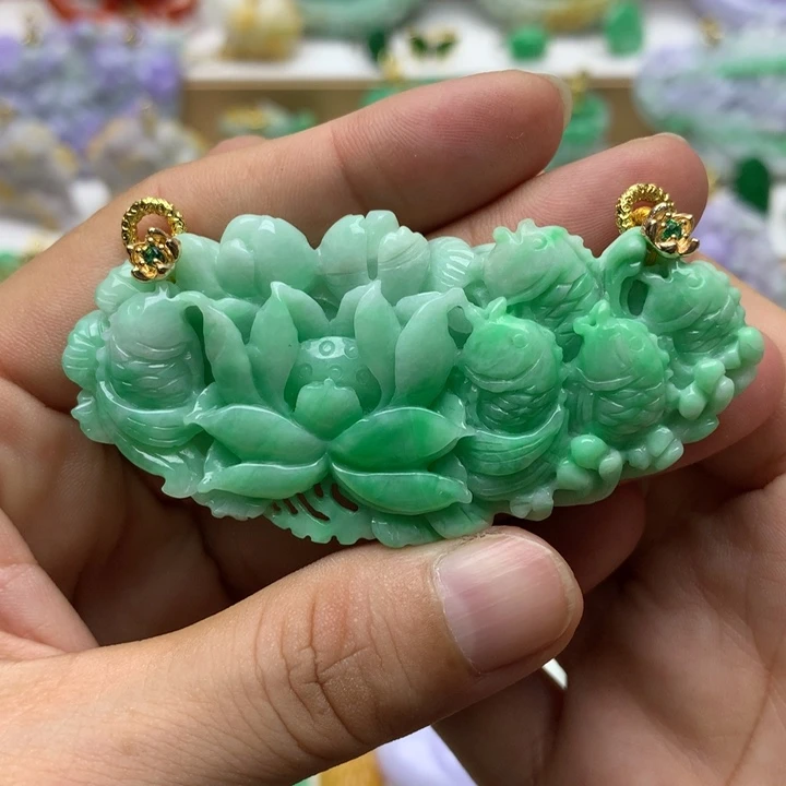 颈饰未镶嵌翡翠翡翠