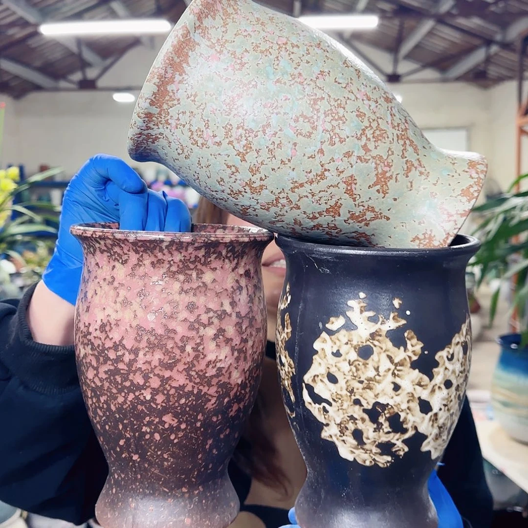 紫砂花盆高20口13