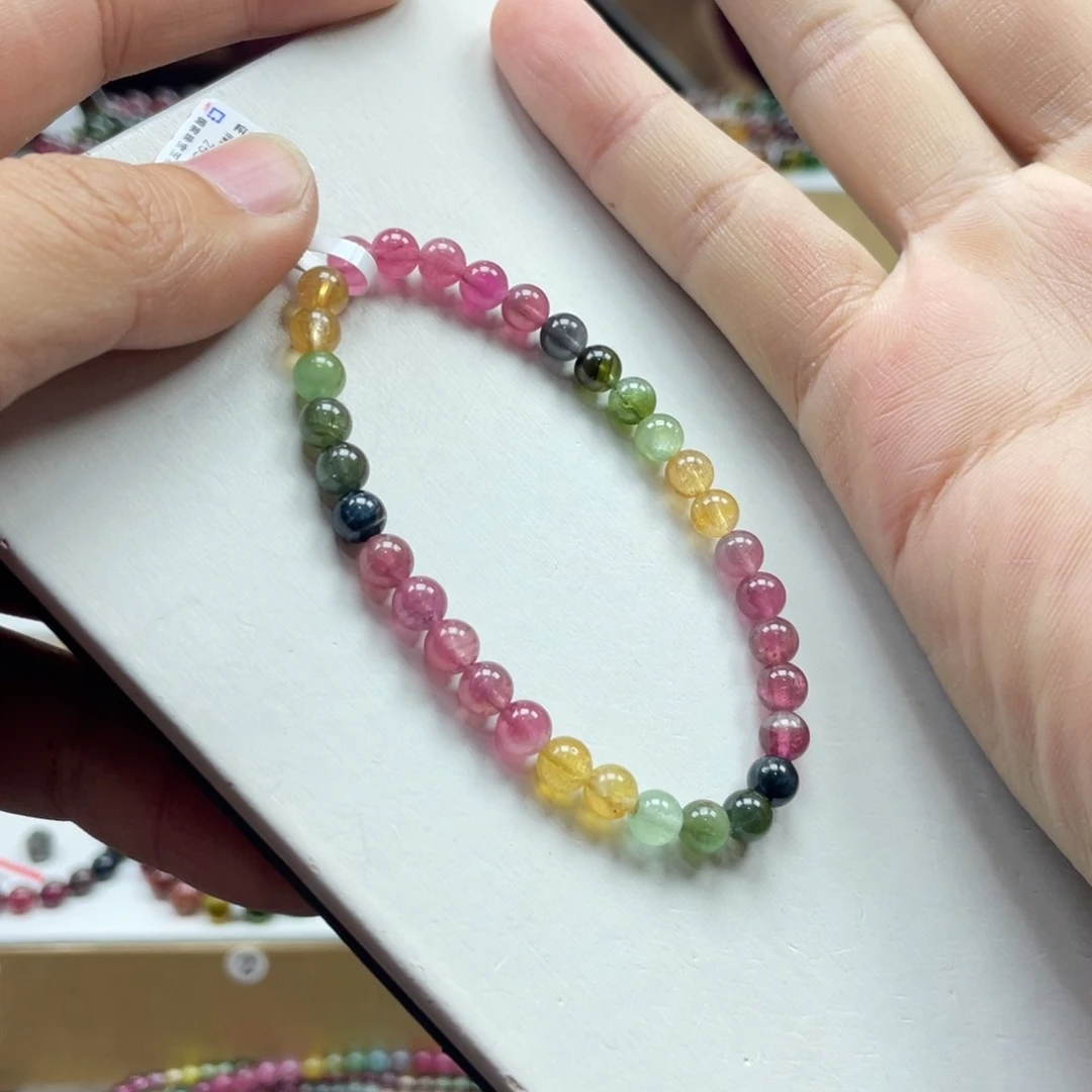 碧玺手串未镶嵌5.8mm.mmmmmmmmmm