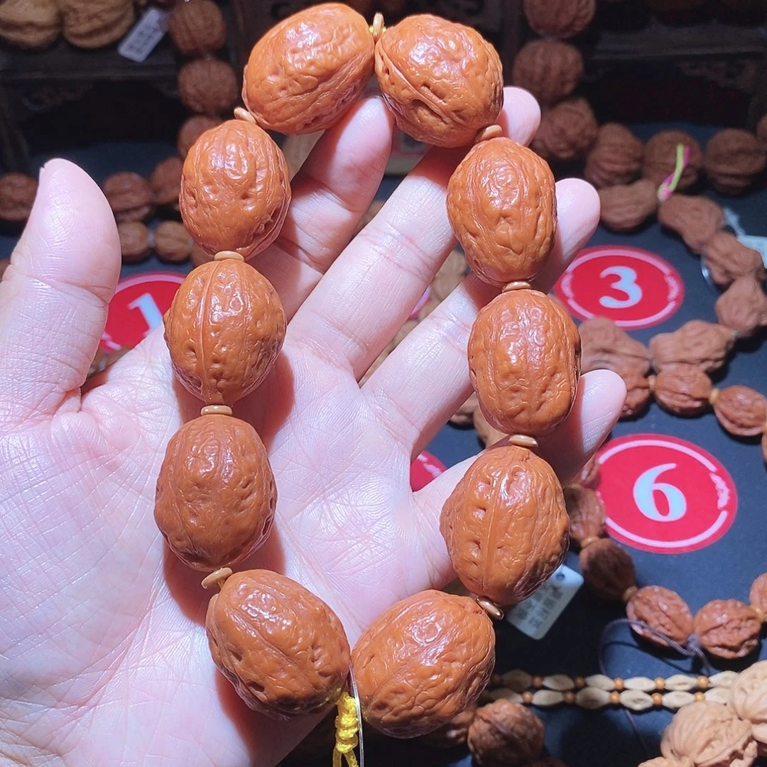 木质类22尺枣型光头手串