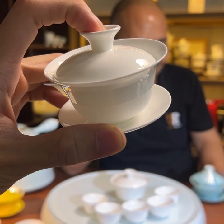 骨瓷盖碗盖碗盖碗莲花