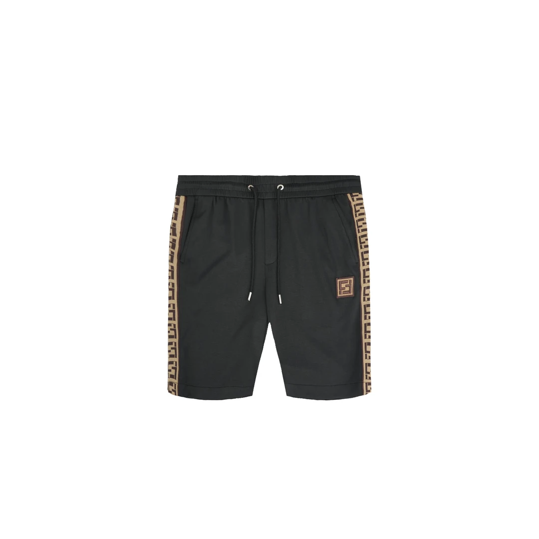 朗尼芬迪新款针织提花织带休闲短裤7319682325