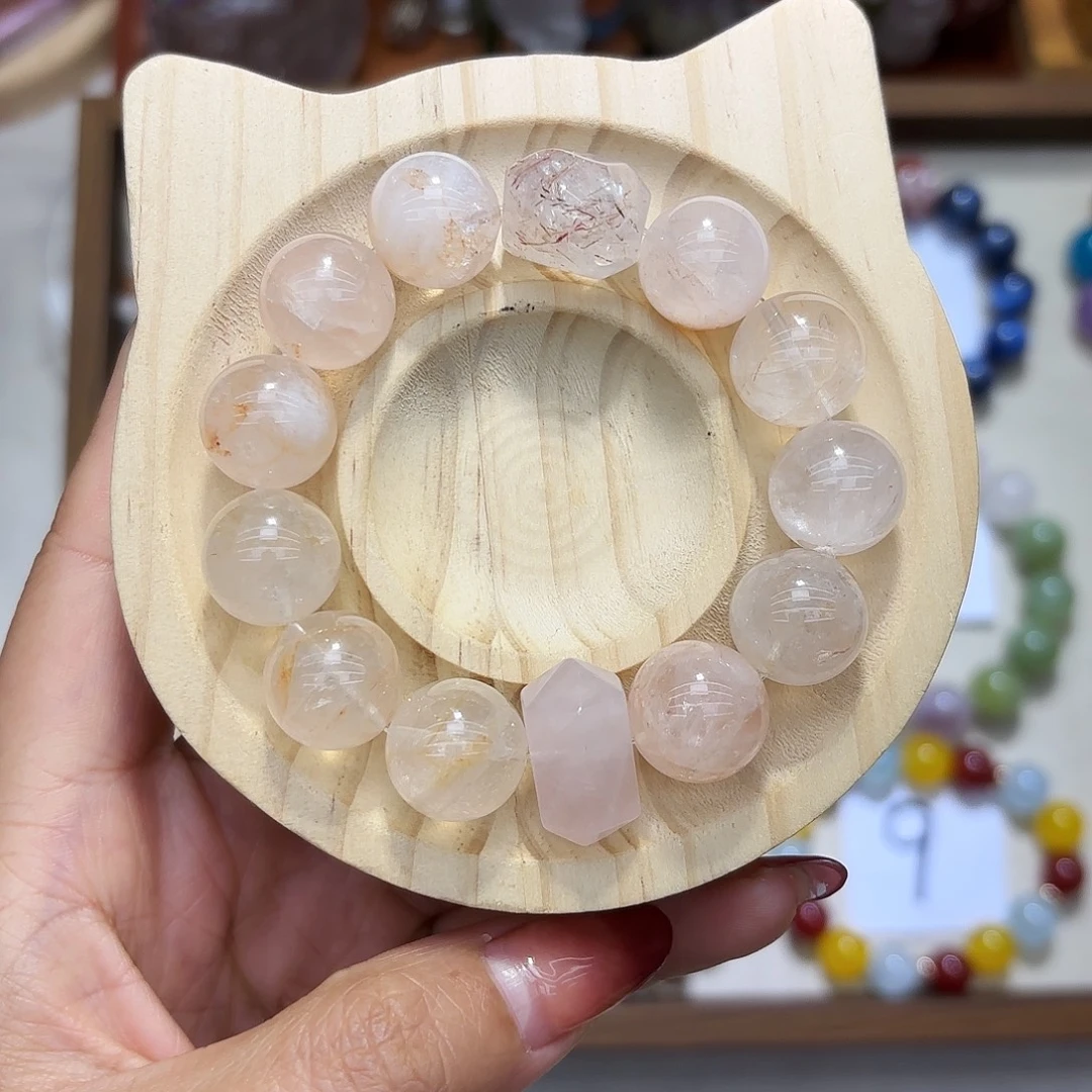 水晶手链未镶嵌天然水晶手串