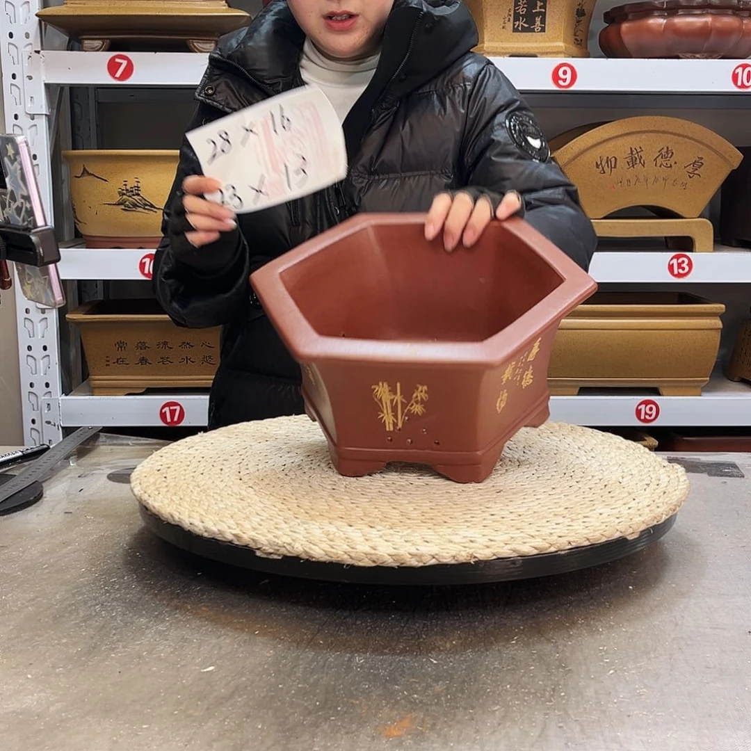 紫砂花盆紫砂花盆