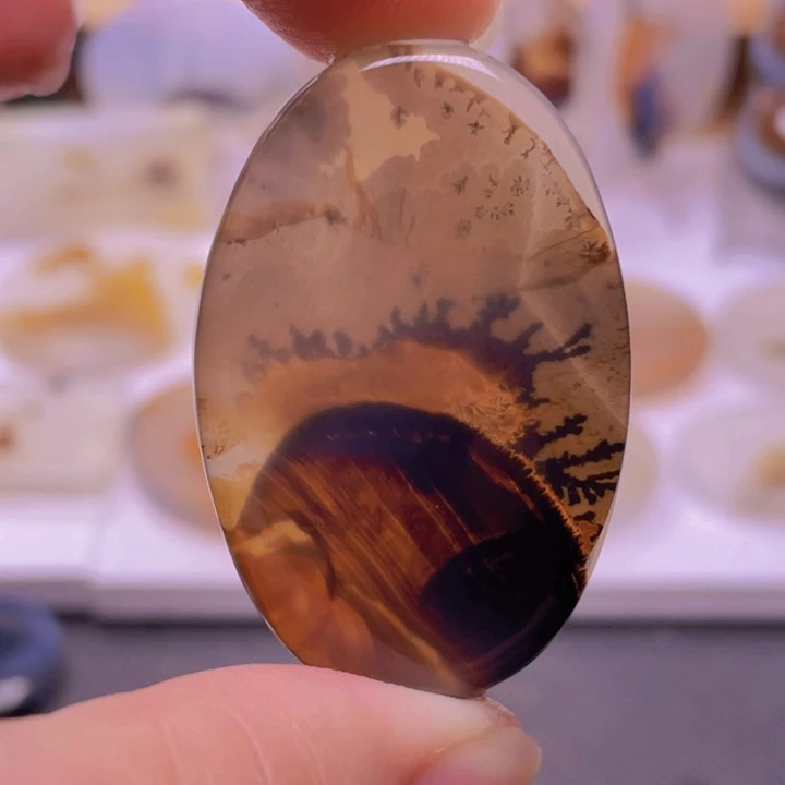 玛瑙/玉髓未镶嵌吊坠(不含链)