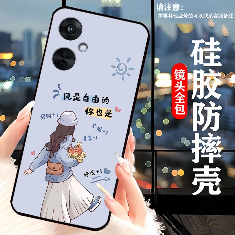 OPPOK11x手机壳PHF110全包边卡通新款网红女耐脏硅胶防摔软壳k11x