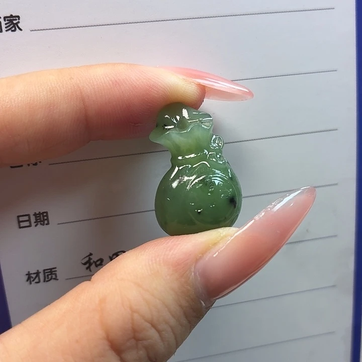 和田玉银S925镶嵌颈饰