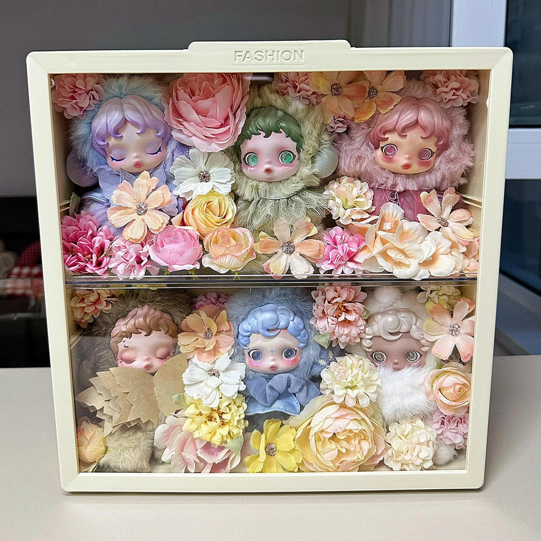 【唯兮】光织园挂件收纳盒挂墙泡泡玛特sp搪胶娃娃展示盒玩偶防尘柜